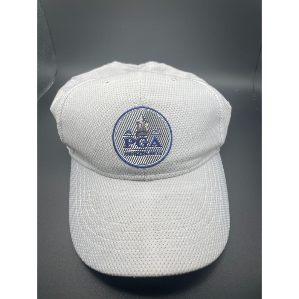 Garb 2022 PGA Championship Southern Hills Golf Hat White Adjustable Performance